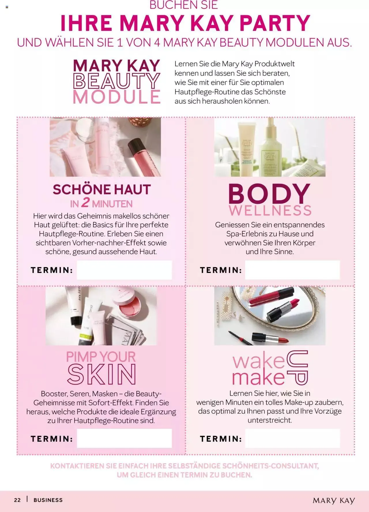 Mary Kay Aktionen von 17. April bis 31. Dezember 2023 - Prospekt seite  22