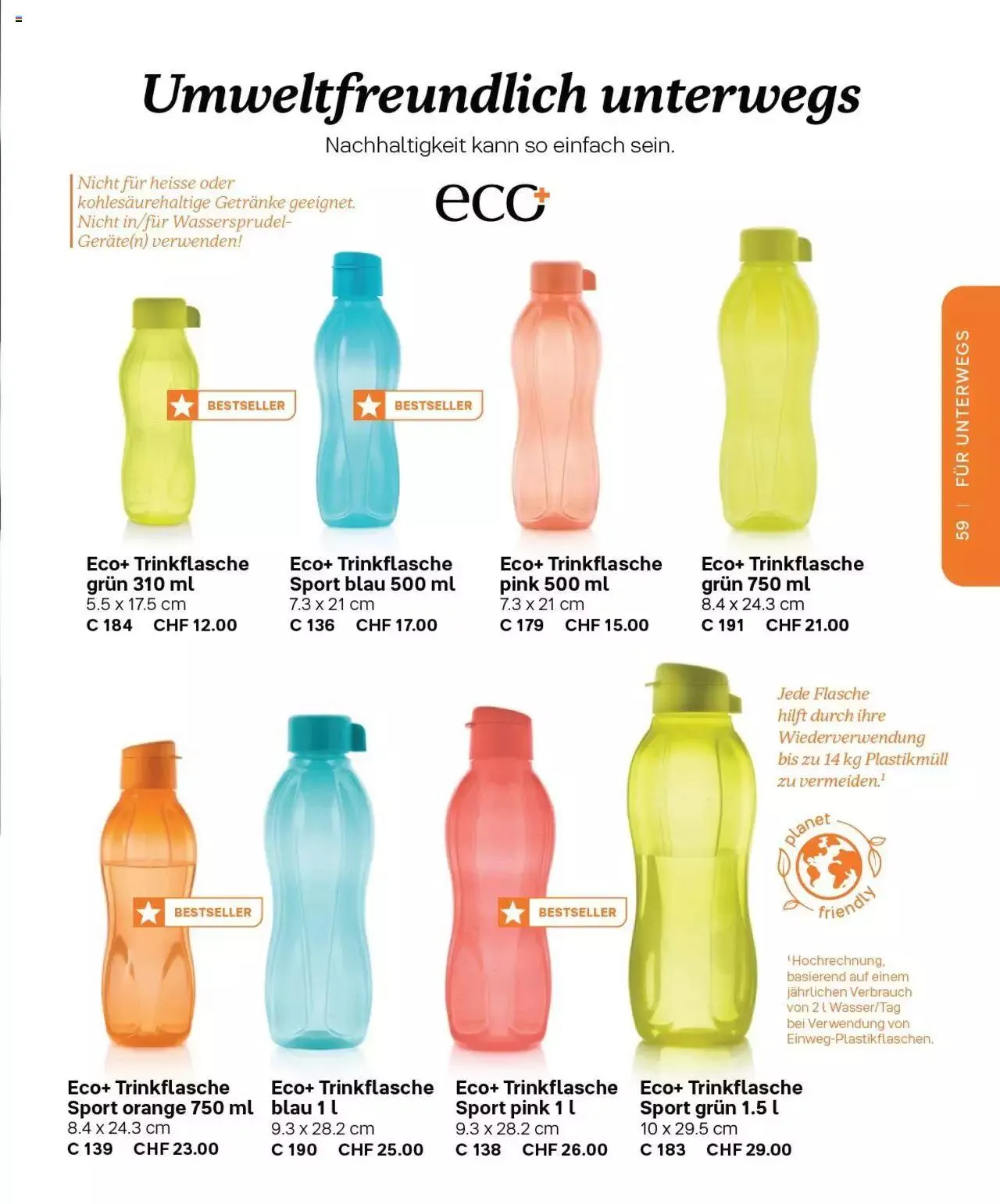 Tupperware - Herbst / Winter 2022-23 von 1. September bis 31. Dezember 2023 - Prospekt seite  59