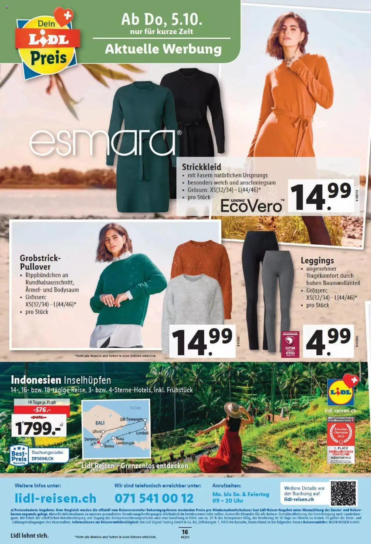 Lidl Aktionen von 5. Oktober bis 11. Oktober 2023 - Prospekt seite  16