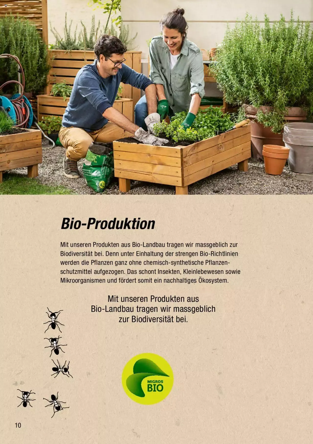 DO IT+GARDEN MIGROS - Biodiversität Broschüre von 9. März bis 31. Dezember 2024 - Prospekt seite  10