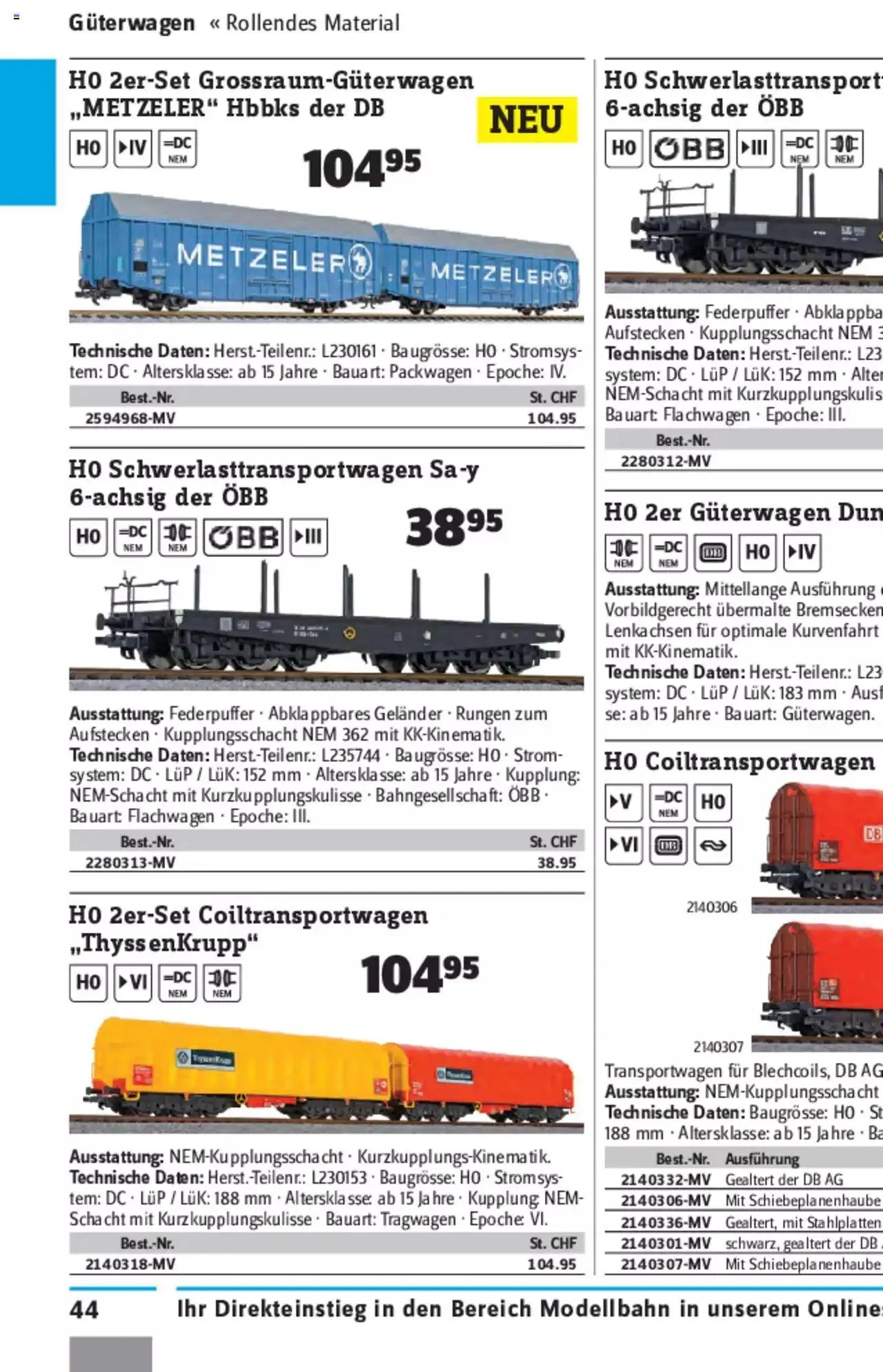 Conrad - Modellbahn Katalog 2022/23 von 5. September bis 31. Dezember 2023 - Prospekt seite  91