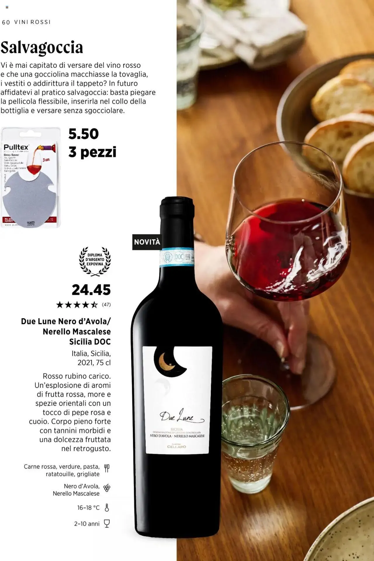 Denner Aktionen Guida dei vini 2024/2025 von 11. September bis 31. Dezember 2024 - Prospekt seite 60