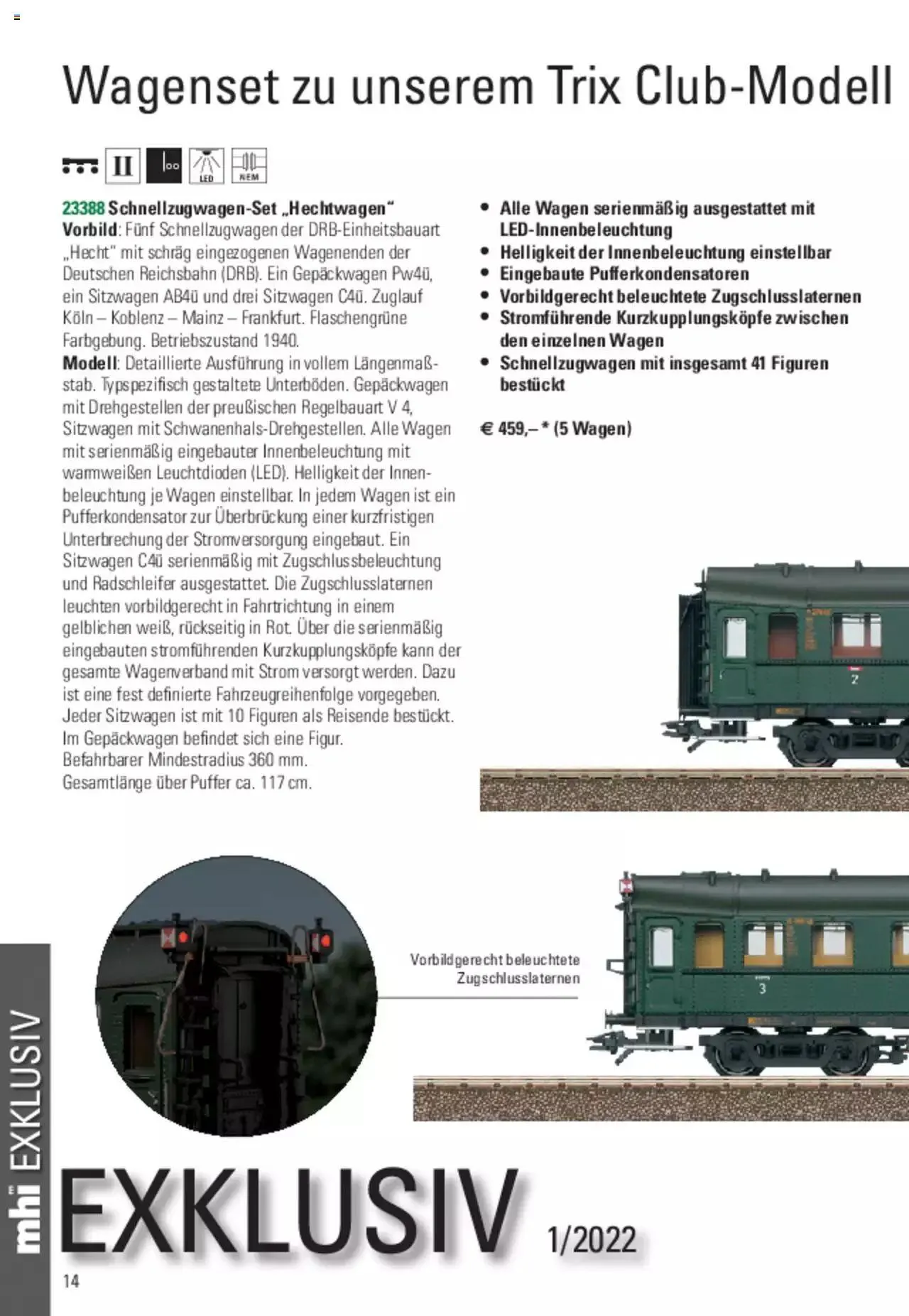Conrad - TRIX H0 Neuheiten 2022 von 28. März bis 31. Dezember 2023 - Prospekt seite  135