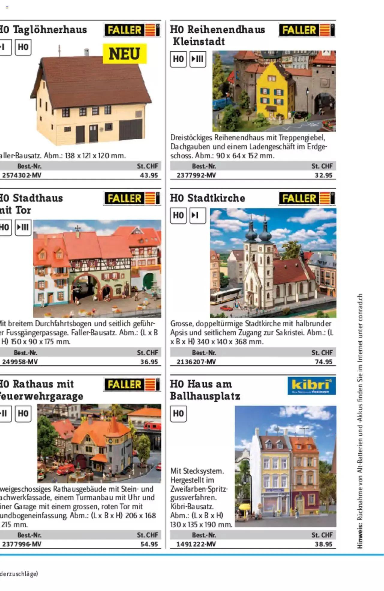 Conrad - Modellbahn Katalog 2022/23 von 5. September bis 31. Dezember 2023 - Prospekt seite  256