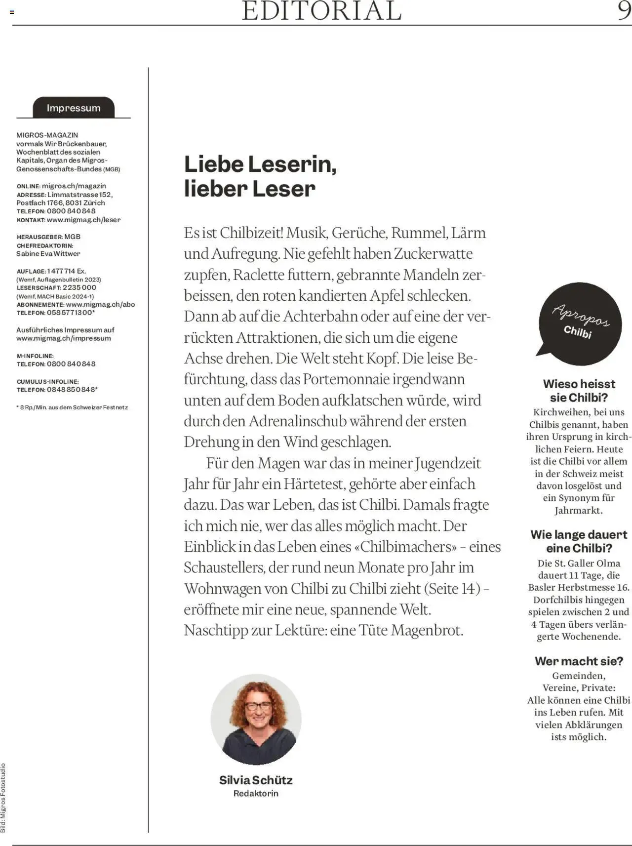 Migros - Magazin von 23. September bis 29. September 2024 - Prospekt seite  9