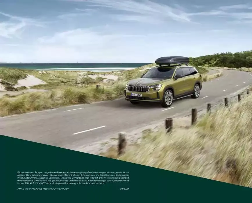Prospekt Original Zubehör ® - New Kodiaq von 24. Oktober bis 7. November 2024 - Prospekt seite  58