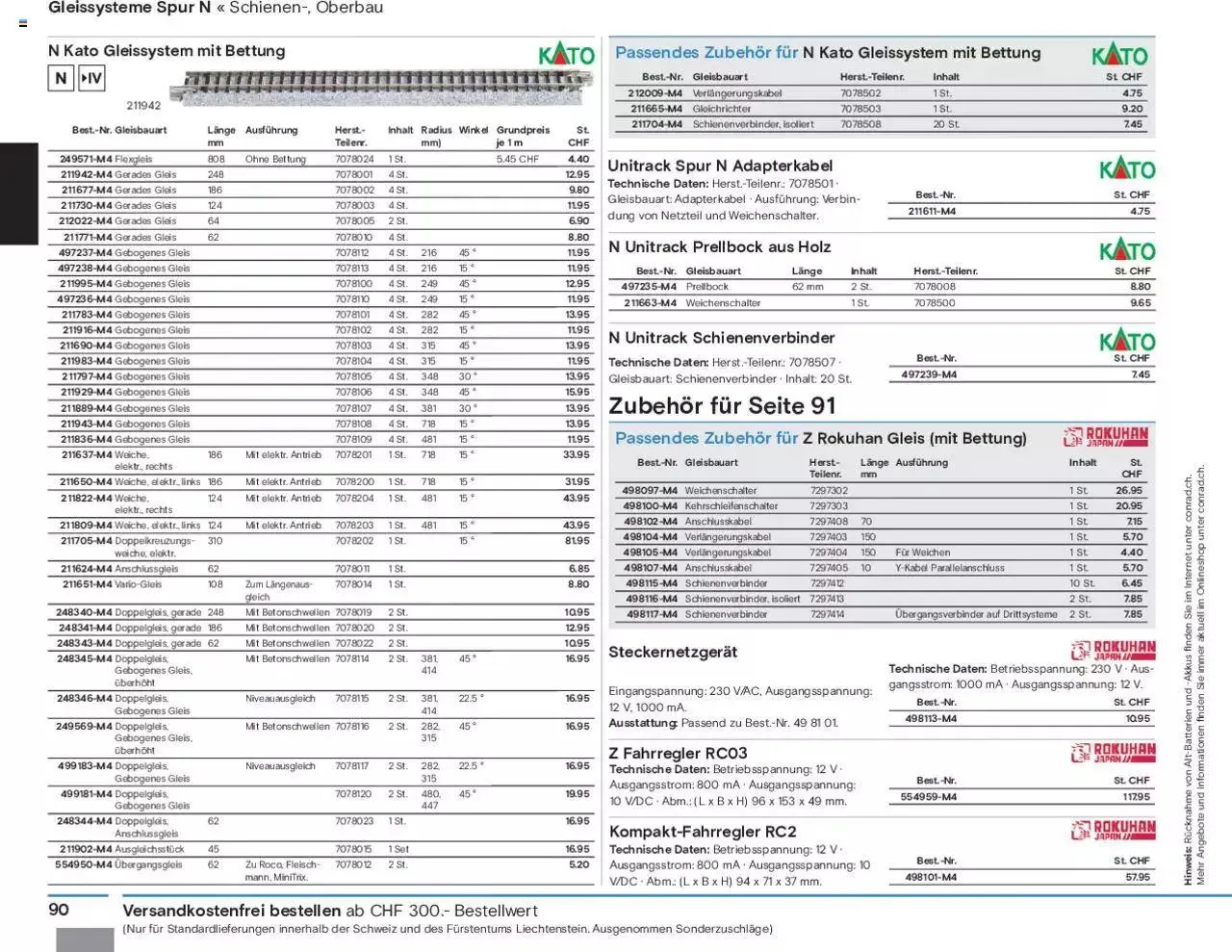 Conrad Modellbahn Katalog 2023/24 von 5. September bis 31. Dezember 2023 - Prospekt seite  92