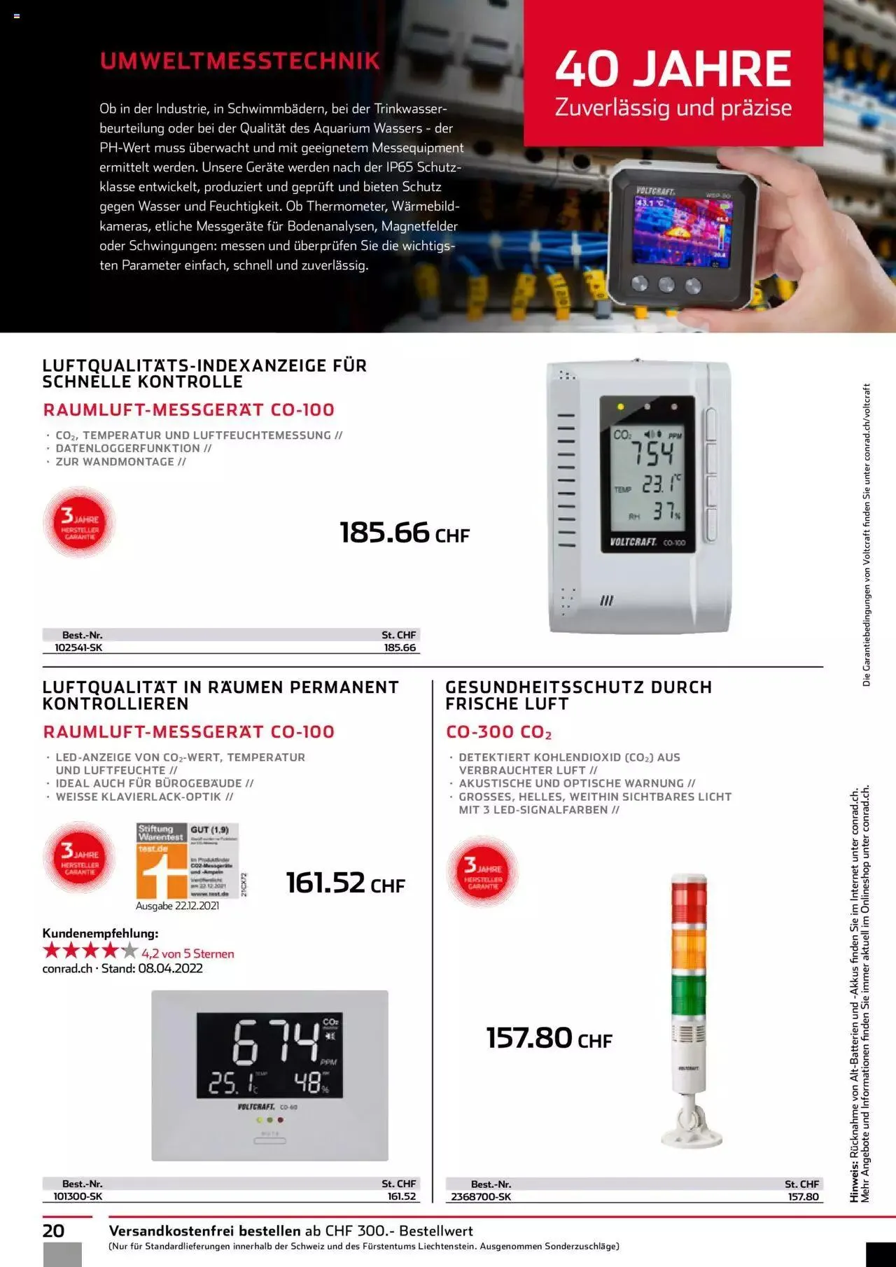 Conrad - 40 Jahre Voltcraft von 30. November bis 31. Dezember 2023 - Prospekt seite  22