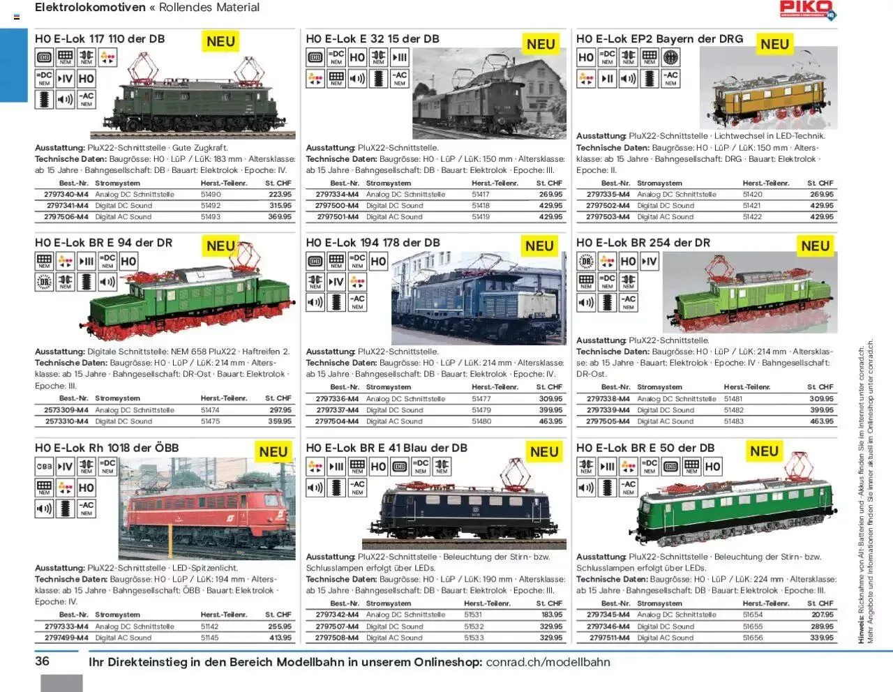 Conrad Modellbahn Katalog 2023/24 von 5. September bis 31. Dezember 2023 - Prospekt seite  38