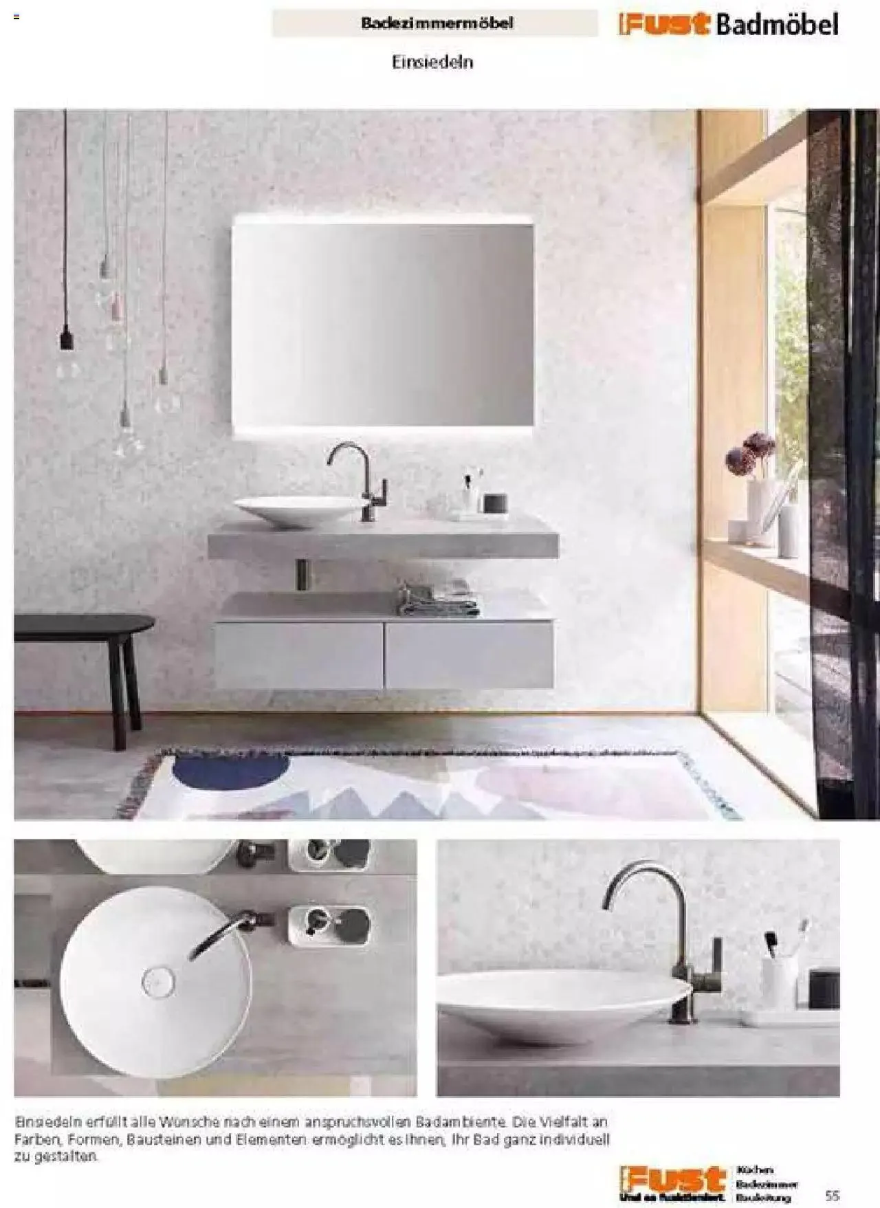 Fust Badezimmermagazin von 17. April bis 31. Dezember 2023 - Prospekt seite 55