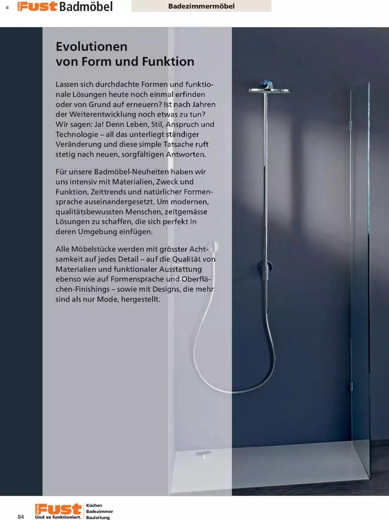 Fust Aktionen Badezimmermagazin von 17. April bis 31. Dezember 2024 - Prospekt seite  84