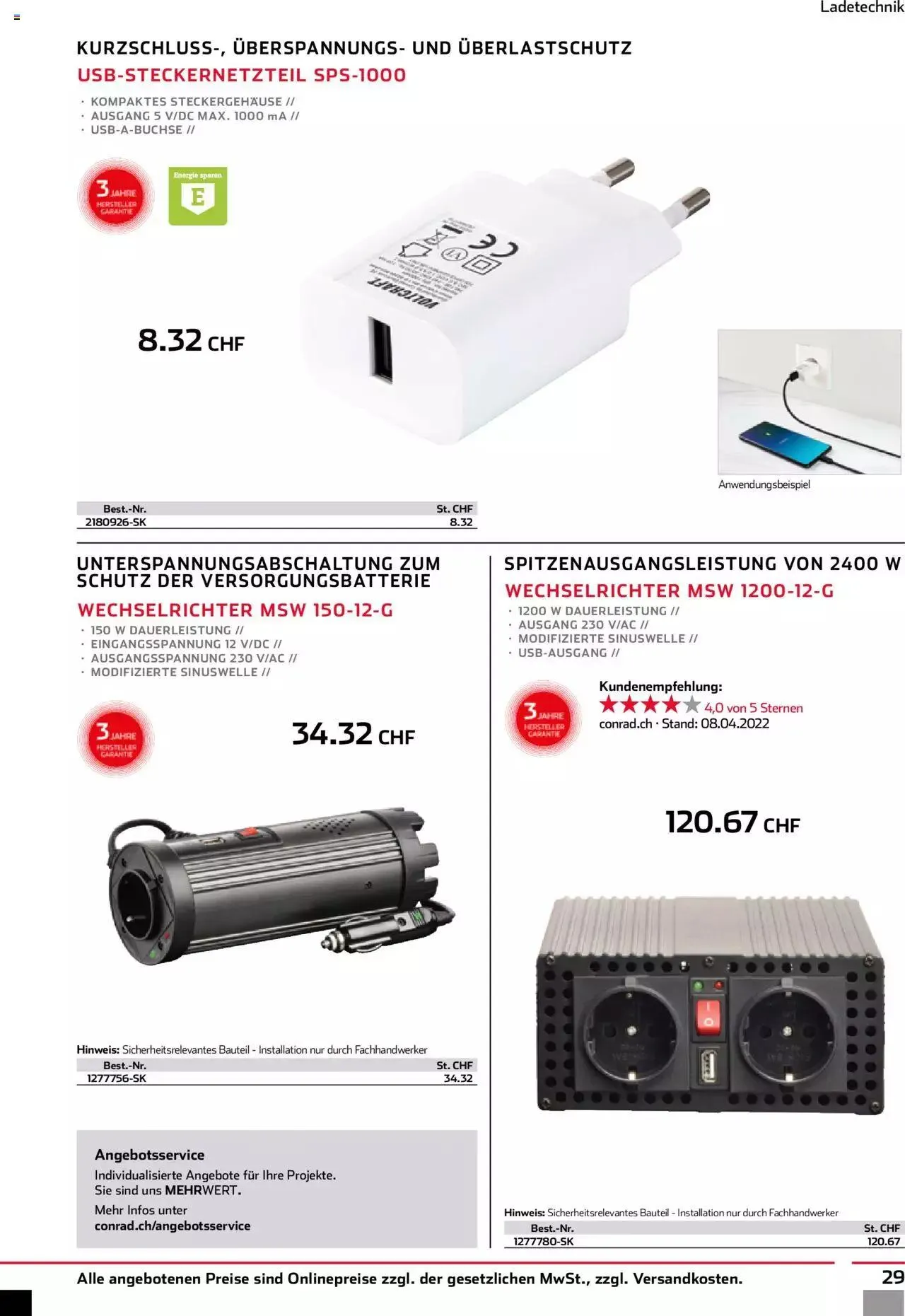 Conrad - 40 Jahre Voltcraft von 30. November bis 31. Dezember 2023 - Prospekt seite 31