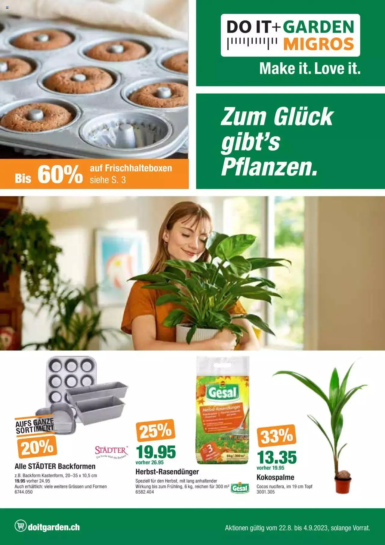DO IT+GARDEN MIGROS Aktionen - 0