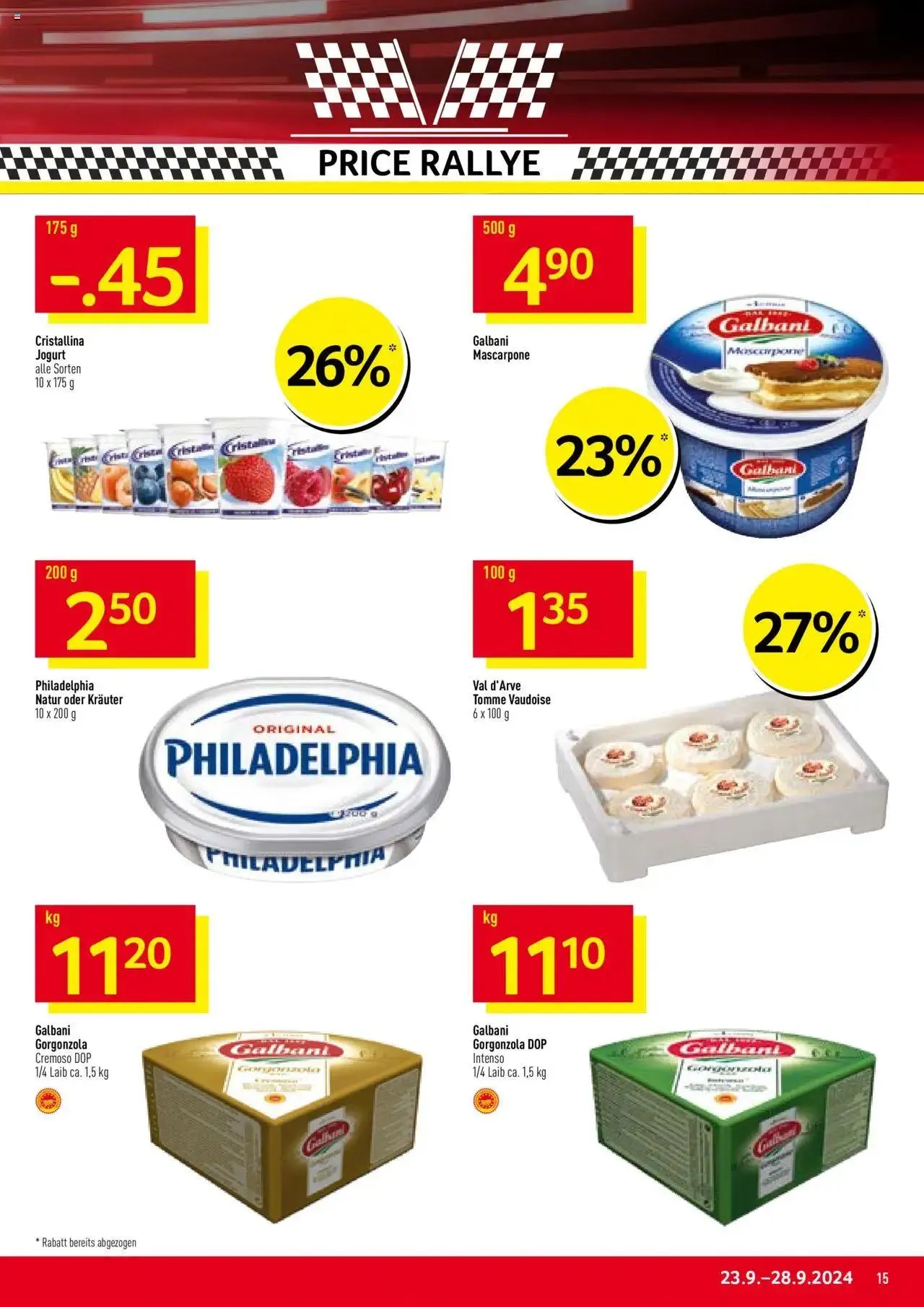 Prodega Aktionen von 23. September bis 28. September 2024 - Prospekt seite  15