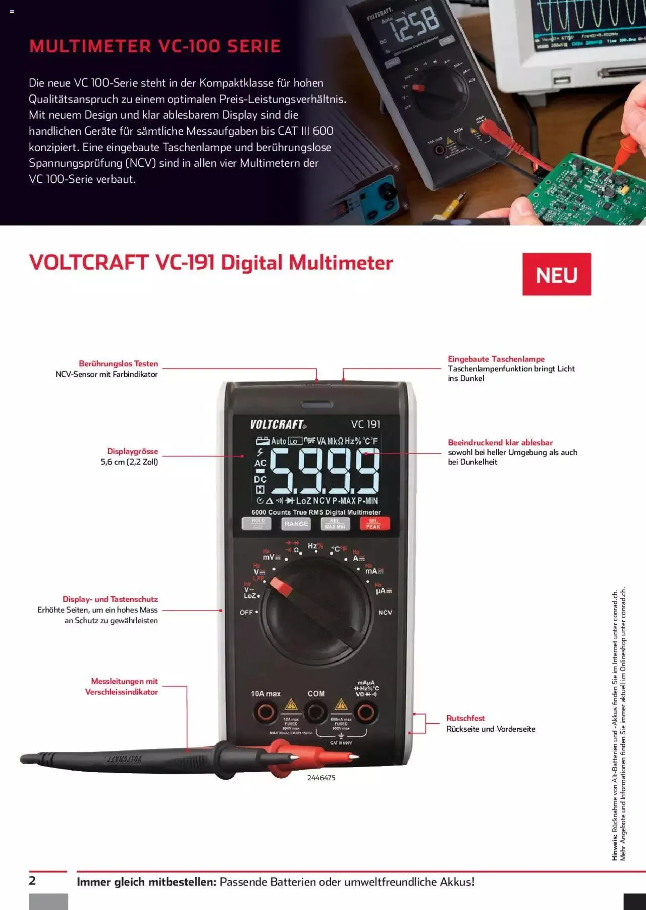 Conrad - Voltcraft News von 27. Januar bis 31. Dezember 2023 - Prospekt seite  2