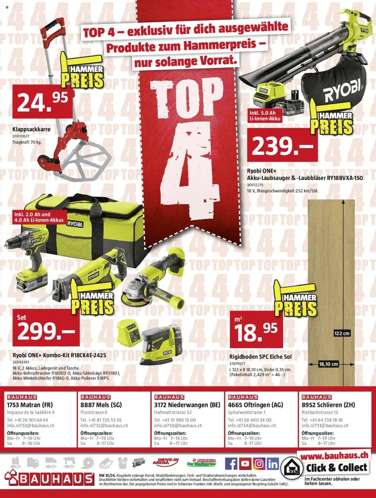 Bauhaus Aktionen von 26. August bis 29. September 2024 - Prospekt seite  32