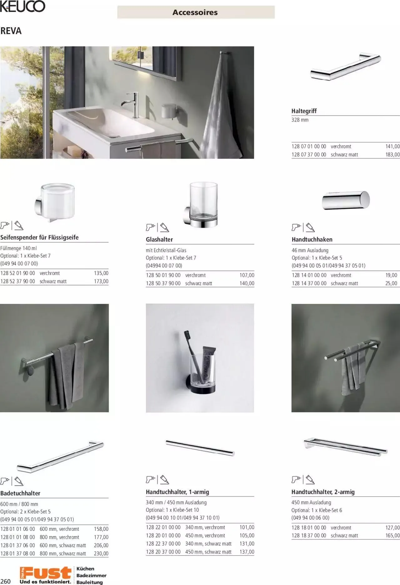 Fust Aktionen Badezimmermagazin von 17. April bis 31. Dezember 2024 - Prospekt seite  260