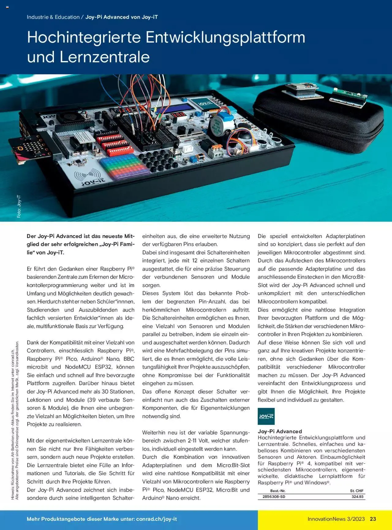 Conrad Innovation-News von 18. Juli bis 31. Dezember 2023 - Prospekt seite  23