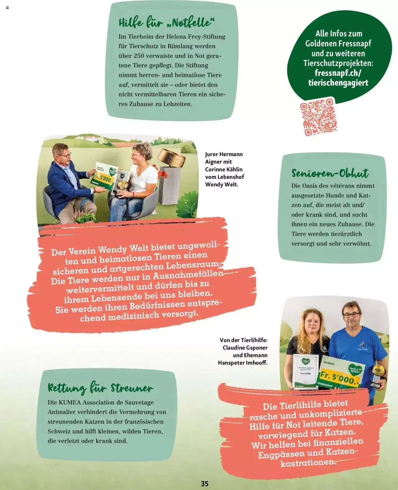 Fressnapf Magazin von 1. November bis 31. Dezember 2023 - Prospekt seite  35