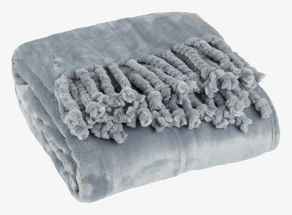 Kuscheldecke BONDEROSE 130x170 Fleece blau