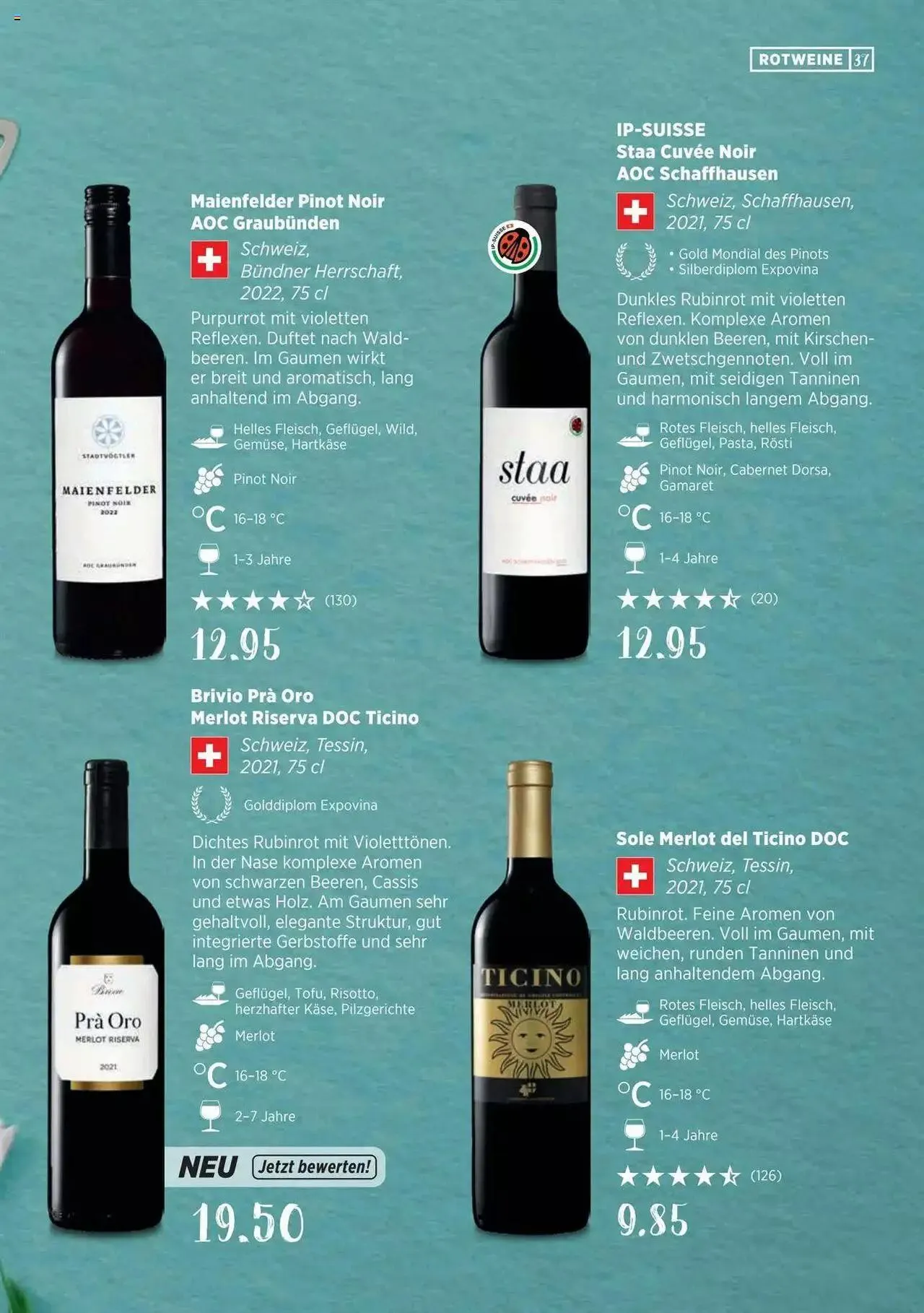 Denner Wine Guide 2023/2024 DE von 11. September bis 31. Dezember 2023 - Prospekt seite  36