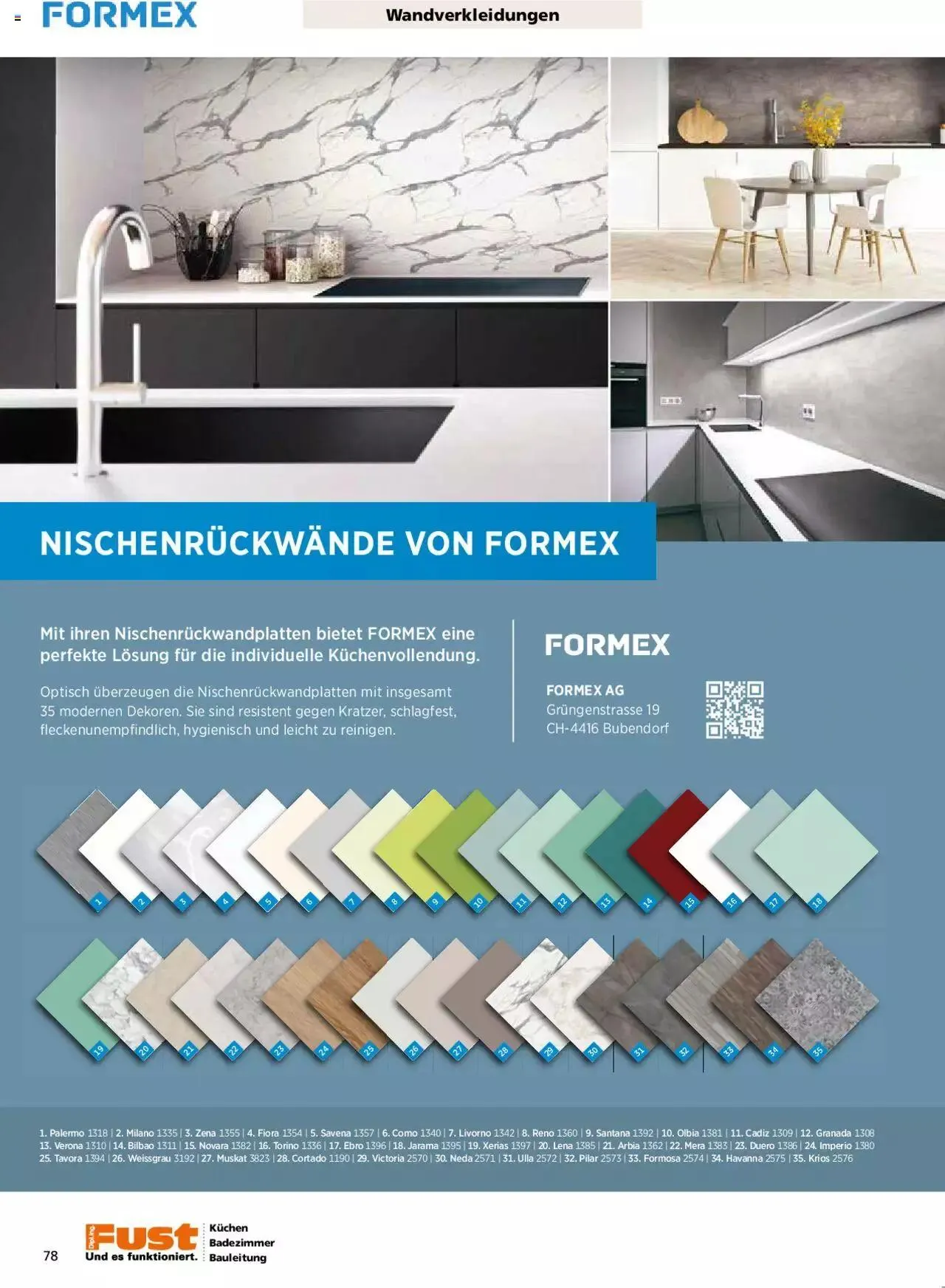 Fust - Küchenmagazin - Riesenauswahl von 22. Februar bis 31. Dezember 2023 - Prospekt seite  78