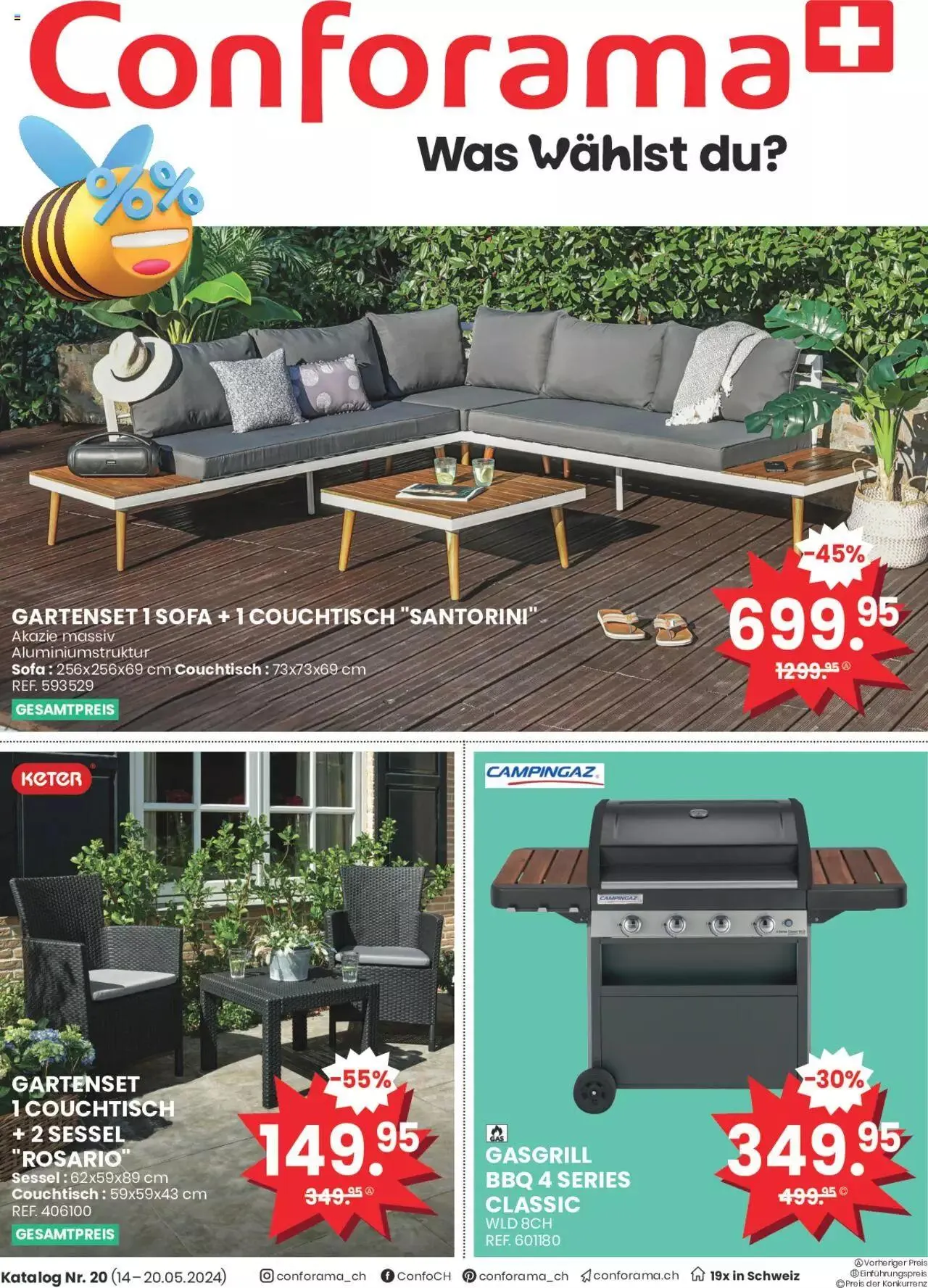 Conforama Katalog von 14. Mai bis 20. Mai 2024 - Prospekt seite  1