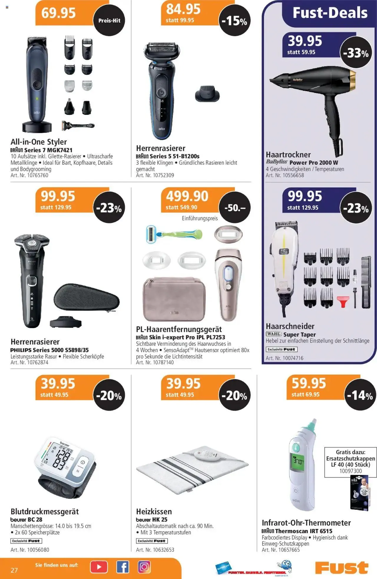 Fust Aktionen von 24. September bis 26. Oktober 2025 - Prospekt seite 27