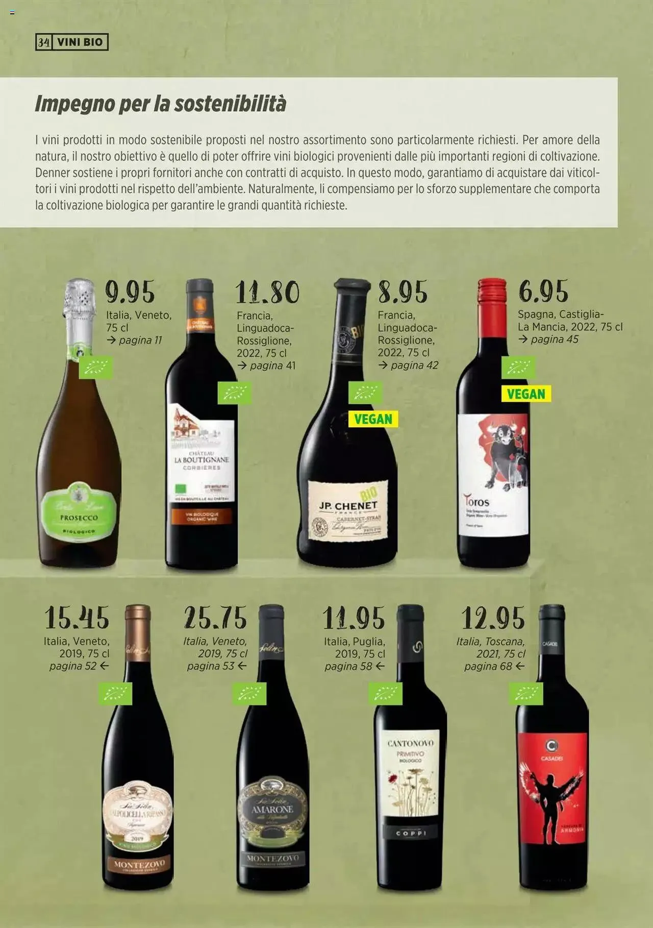 Denner Guida dei vini 2023 / 2024 IT von 11. September bis 31. Dezember 2023 - Prospekt seite  34