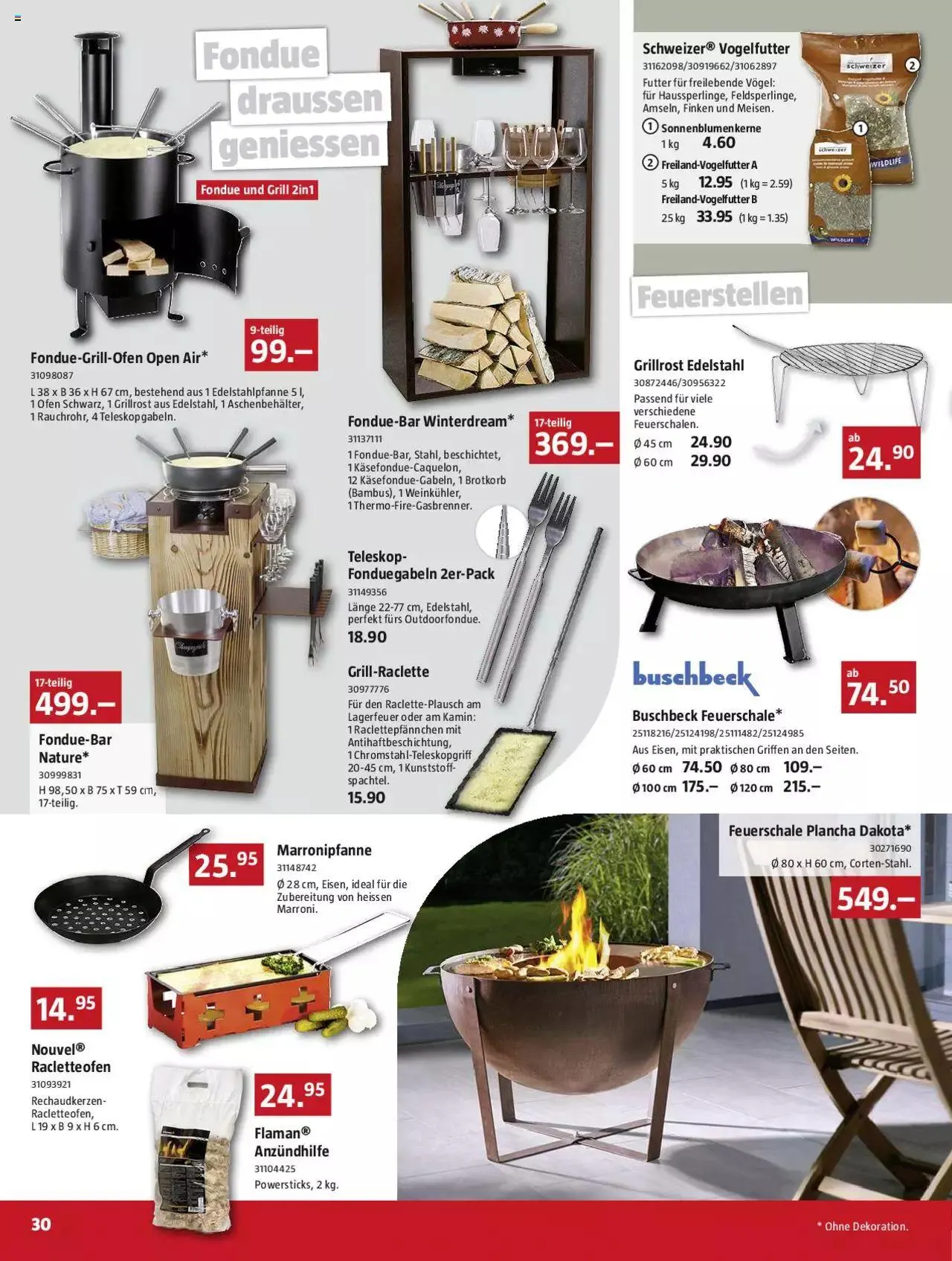 Bauhaus Aktionen von 30. Oktober bis 26. November 2023 - Prospekt seite 30