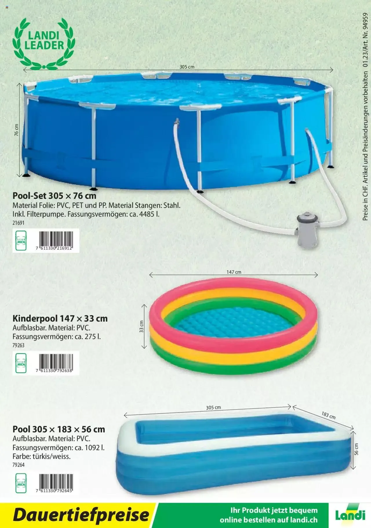 Landi Freizeit 2023 von 20. März bis 31. Dezember 2023 - Prospekt seite 12