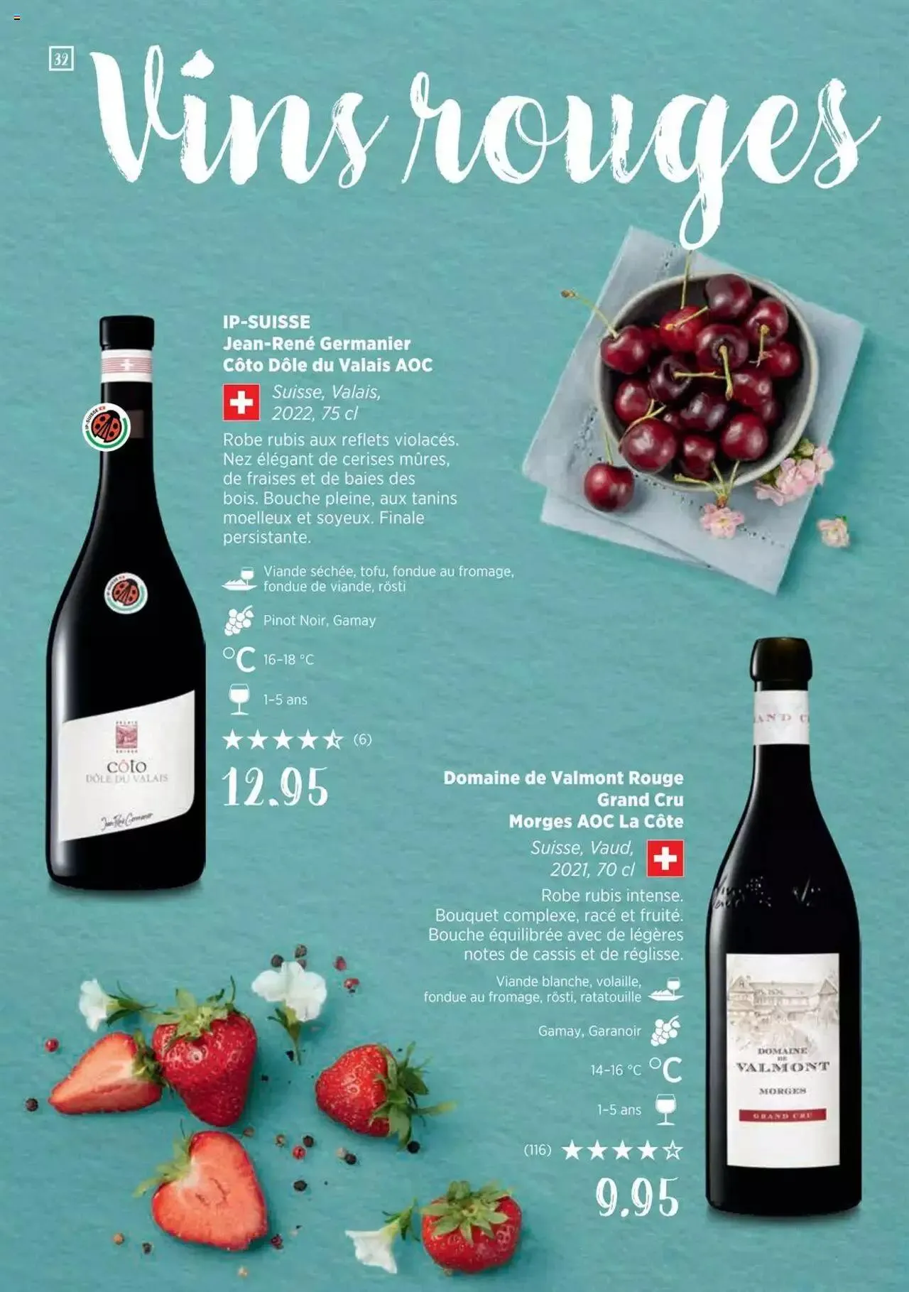 Denner Guide des vins 2023 /2024 FR von 11. September bis 31. Dezember 2024 - Prospekt seite  32