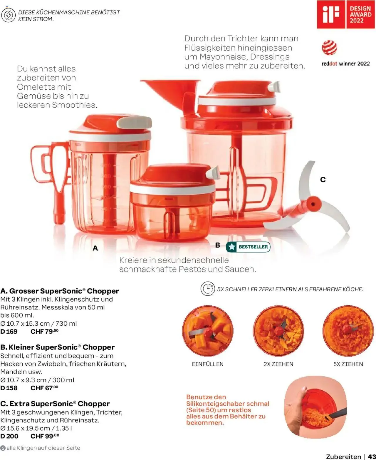 Tupperware Aktionen Herbst / Winter 2024/25 von 2. September bis 31. Dezember 2024 - Prospekt seite  43