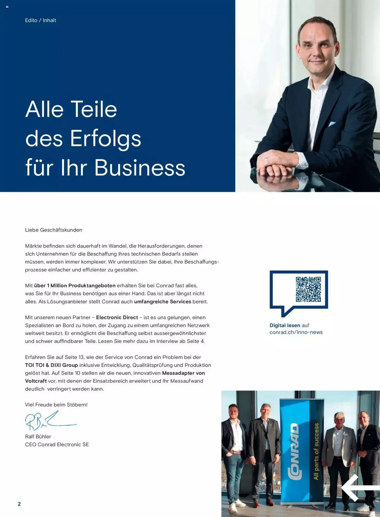 Conrad Aktionen Innovation News von 1. Mai bis 31. Dezember 2024 - Prospekt seite  2