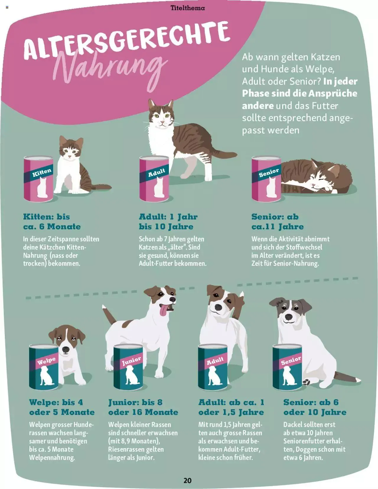 Fressnapf Magazin von 1. September bis 31. Oktober 2023 - Prospekt seite 20