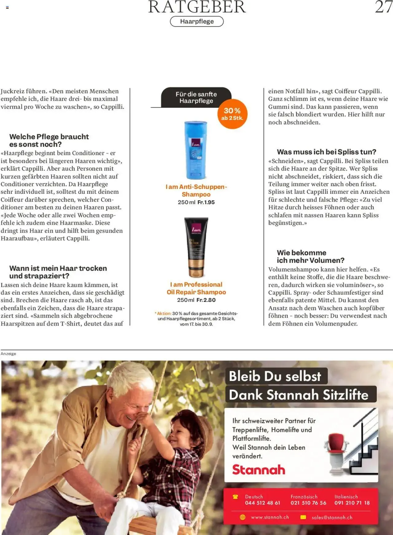 Migros - Magazin von 23. September bis 29. September 2024 - Prospekt seite  27