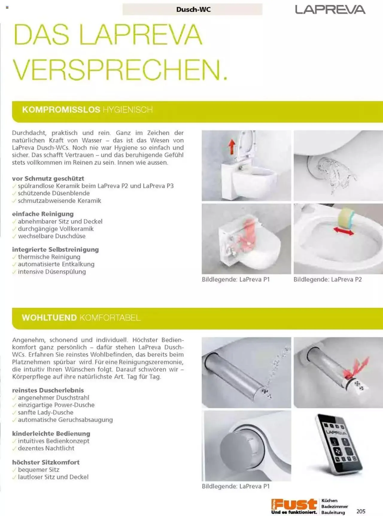 Fust Badezimmermagazin von 17. April bis 31. Dezember 2023 - Prospekt seite 205