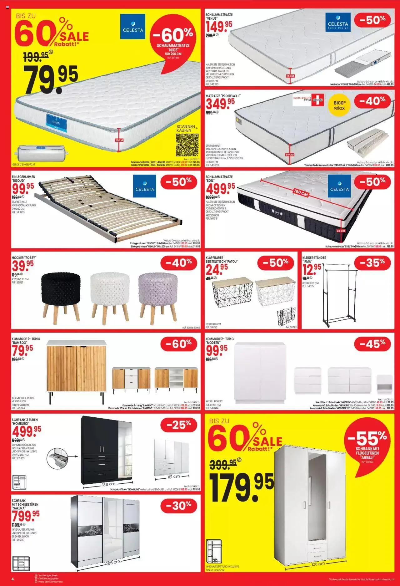 Conforama Aktionen Rabatt von 19. Dezember bis 31. Dezember 2023 - Prospekt seite 4