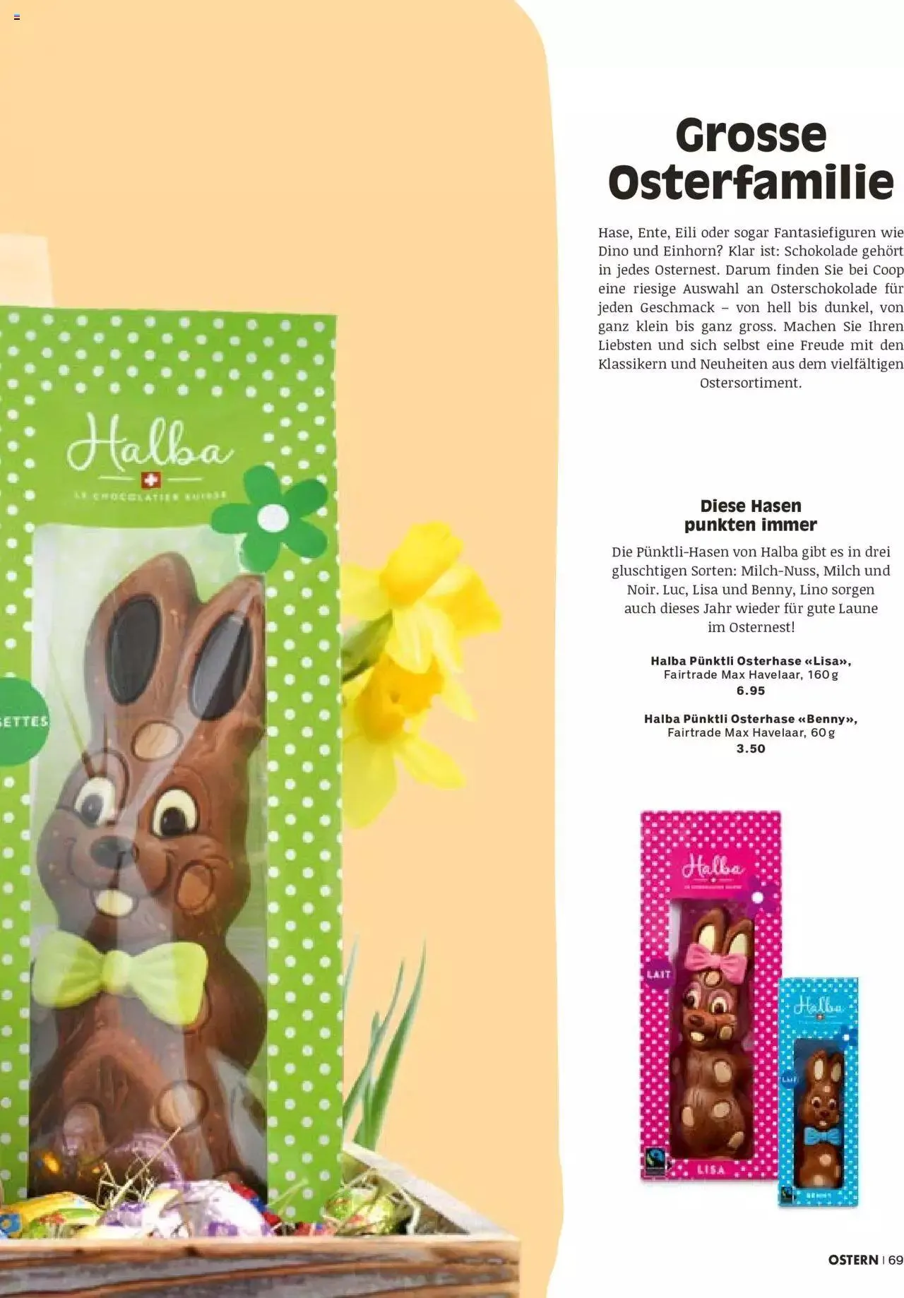 Coop Aktionen Ostern von 28. März bis 31. Dezember 2023 - Prospekt seite  69