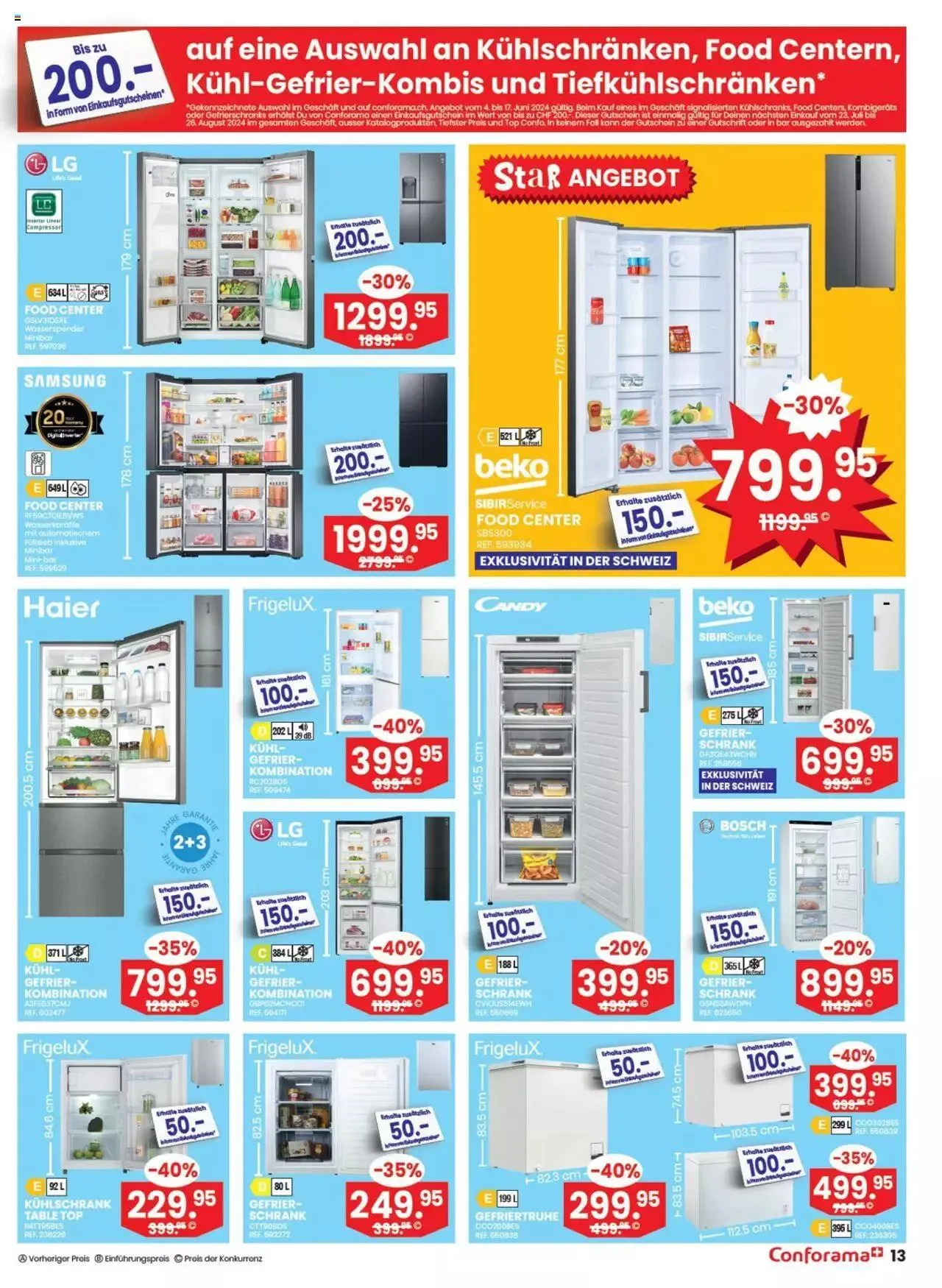 Conforama Aktionen von 4. Juni bis 17. Juni 2024 - Prospekt seite 13