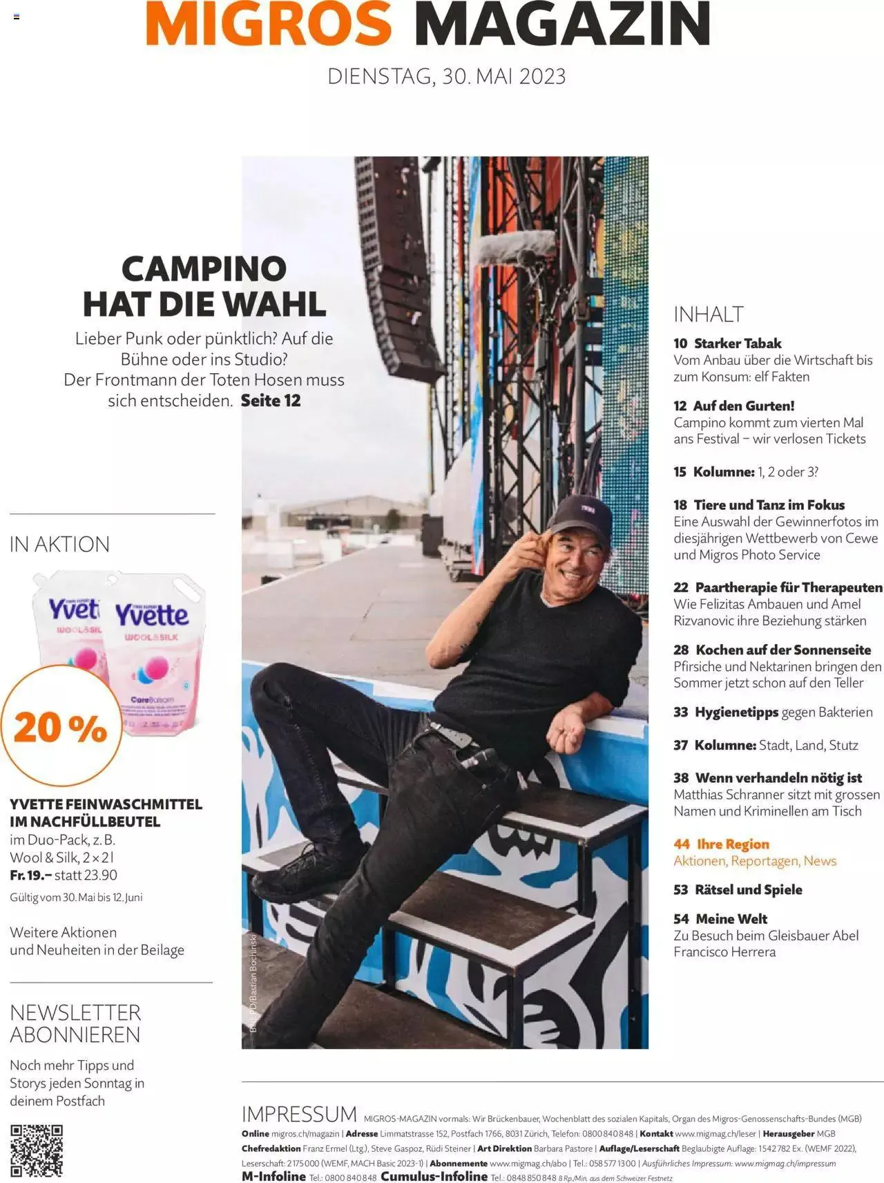 Migros Magazin von 30. Mai bis 31. Dezember 2023 - Prospekt seite 9