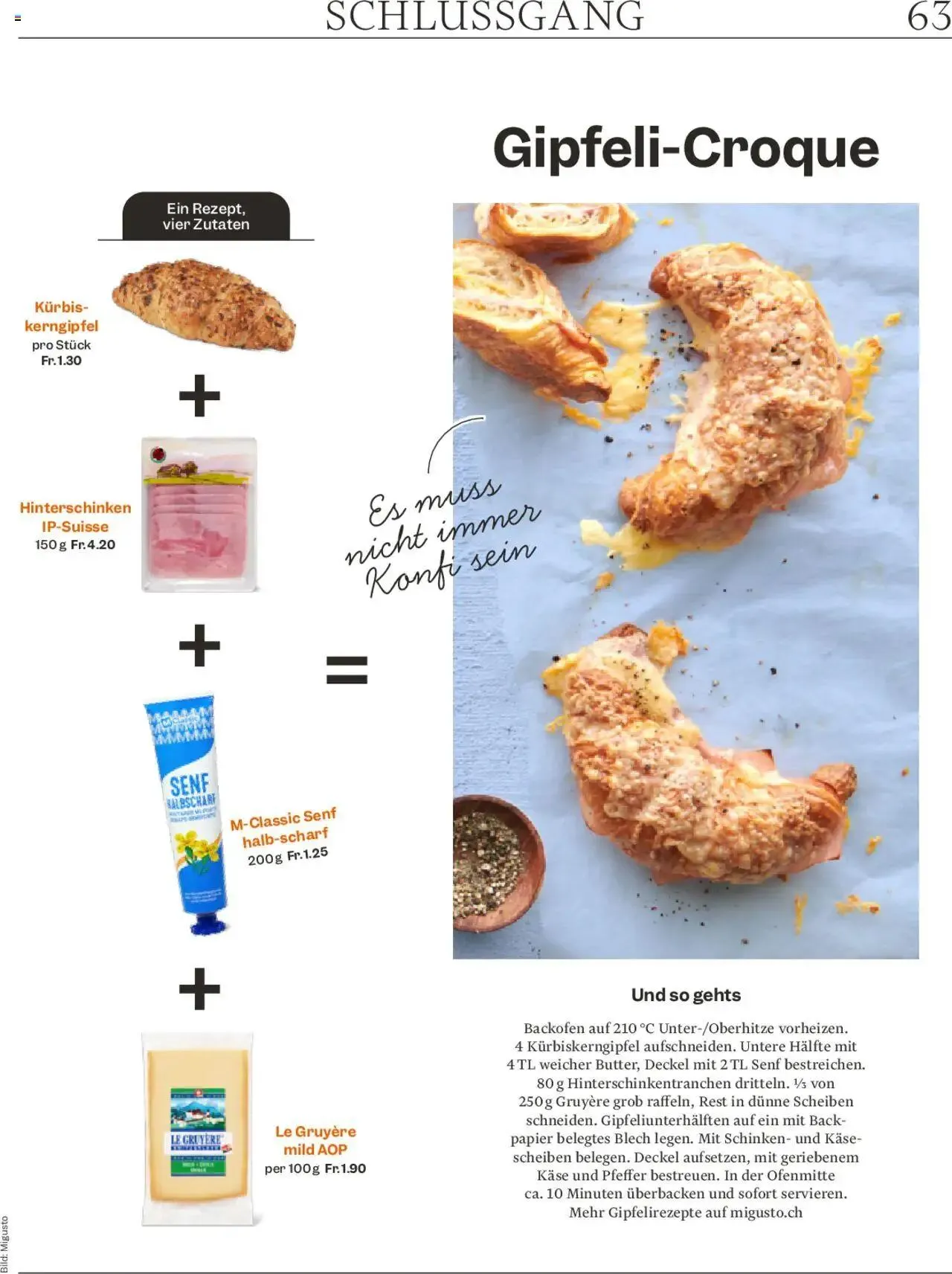 Migros - Magazin von 23. September bis 29. September 2024 - Prospekt seite  63