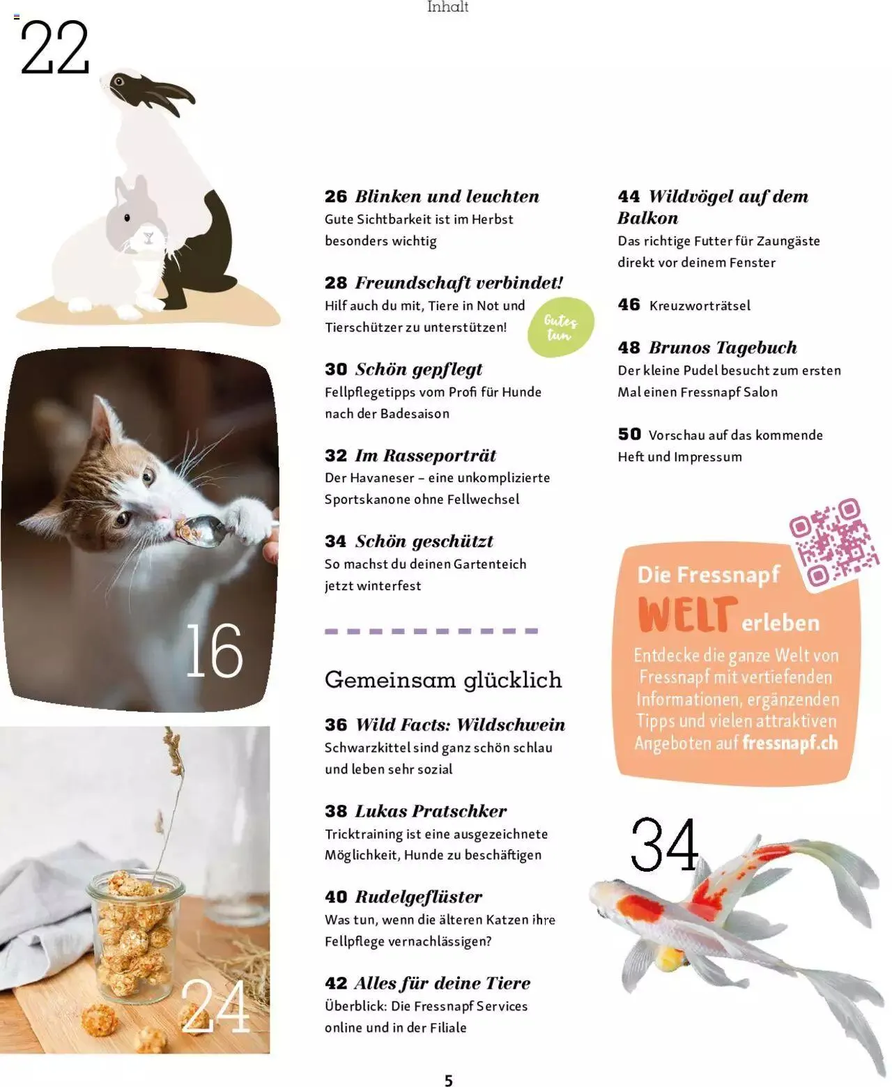 Fressnapf Magazin von 1. September bis 31. Oktober 2023 - Prospekt seite 5