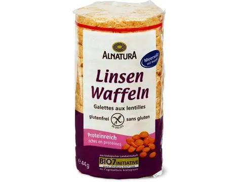Alnatura · Linsenwaffeln · Meersalz