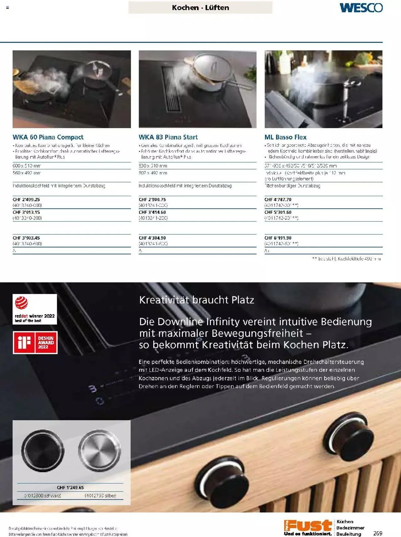 Fust Küchen- und Badezimmerprospekt von 4. März bis 31. Dezember 2024 - Prospekt seite  269