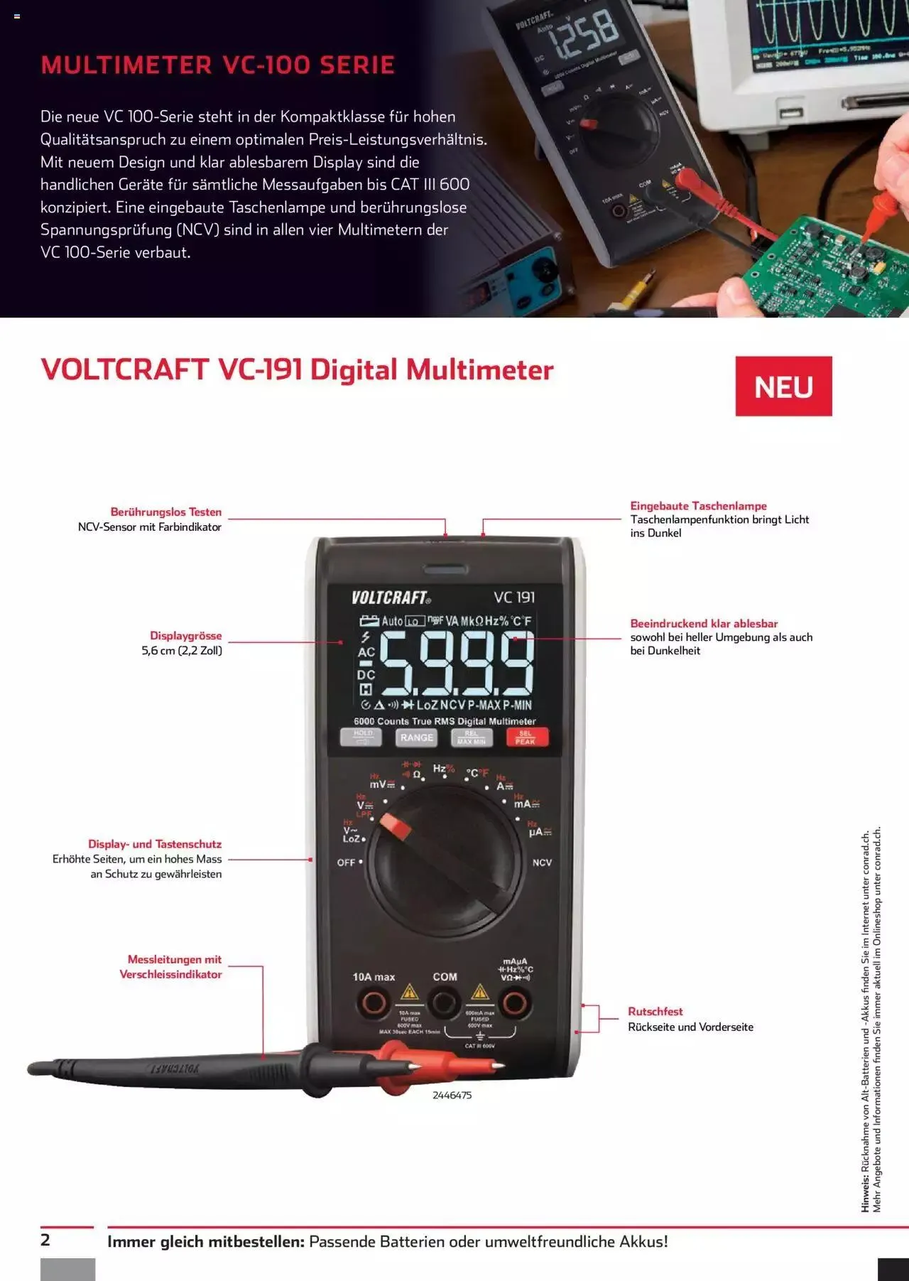 Conrad Aktionen Voltcraft News von 18. Dezember bis 31. Dezember 2024 - Prospekt seite  2