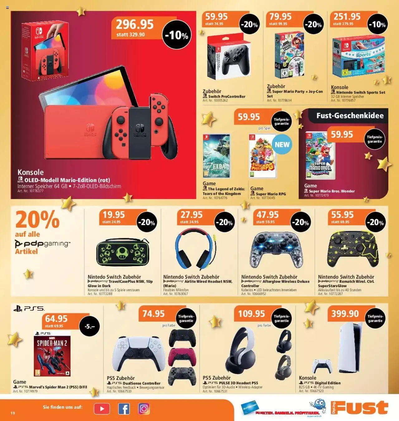 Fust Aktionen von 4. Dezember bis 10. Dezember 2023 - Prospekt seite 19