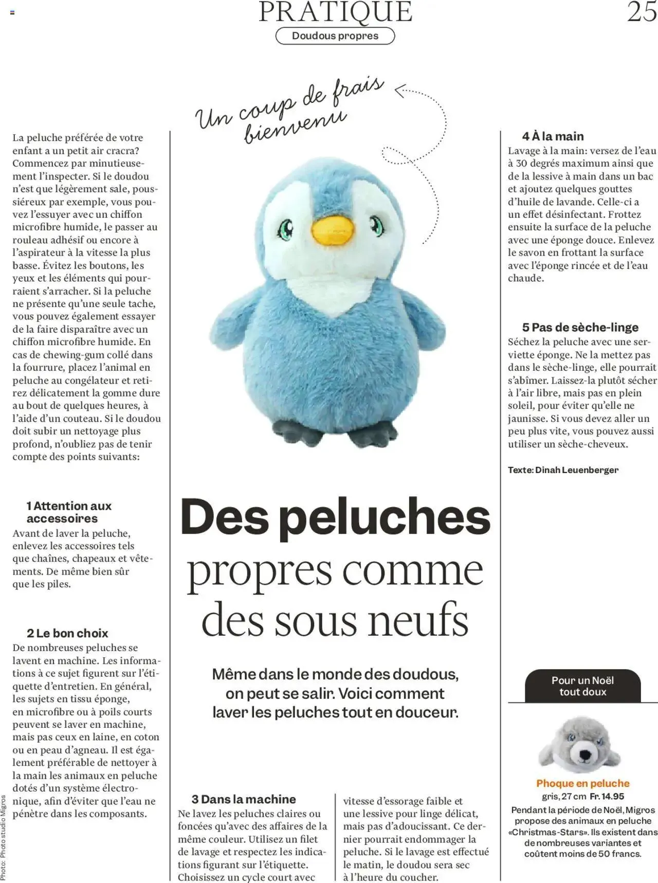 Migros Magazin FR von 21. Oktober bis 27. Oktober 2024 - Prospekt seite  25