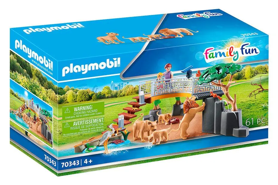 Playmobil Family Fun Löwen im Freigehege (70342) 4+ Jahre