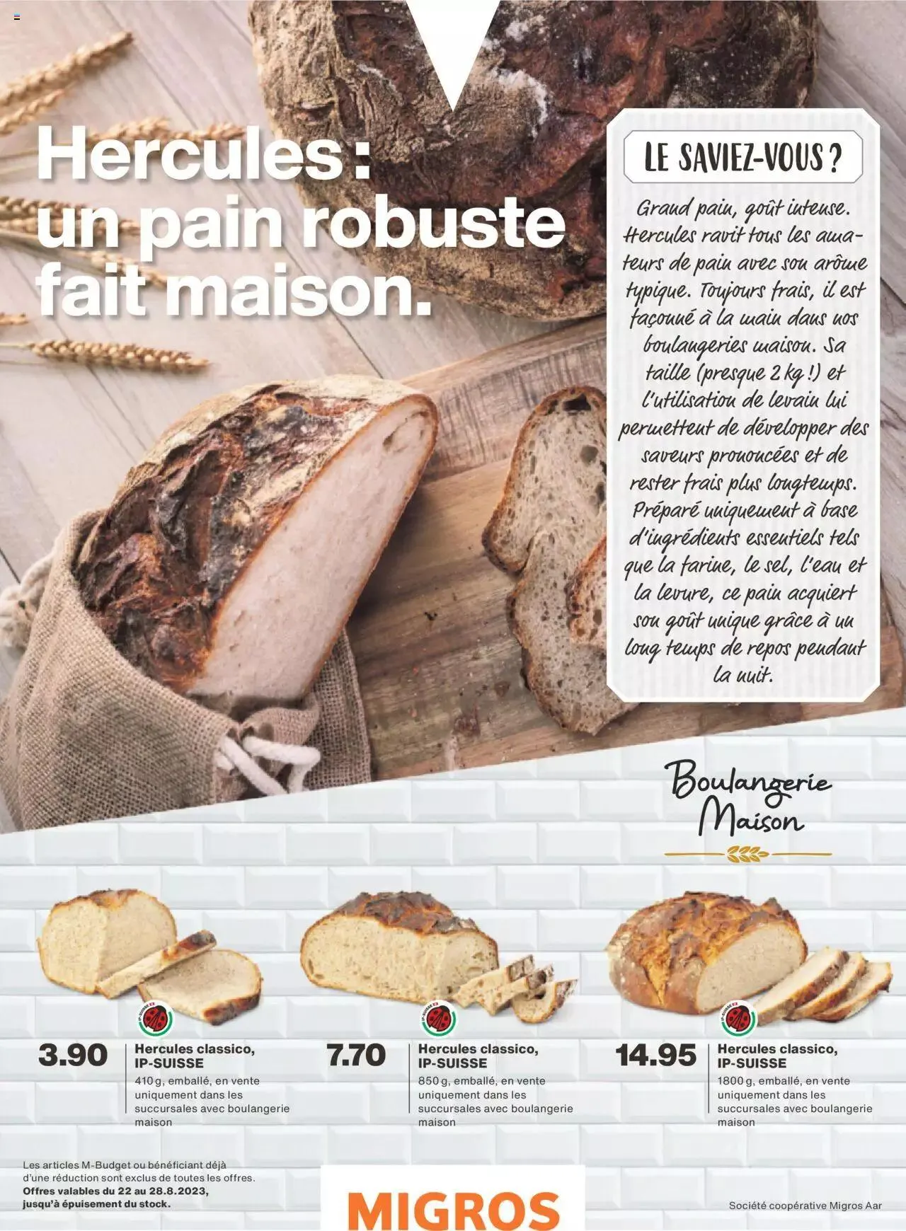 Migros - Magazin FR von 21. August bis 31. Dezember 2023 - Prospekt seite  44